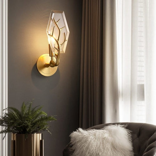 Applique murale moderne LED en forme de feuille Lifya - vue 4 sur 8