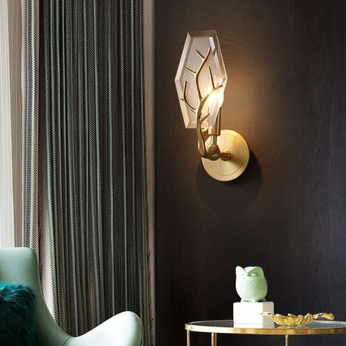 Applique murale moderne LED en forme de feuille Lifya - vue 3 sur 8