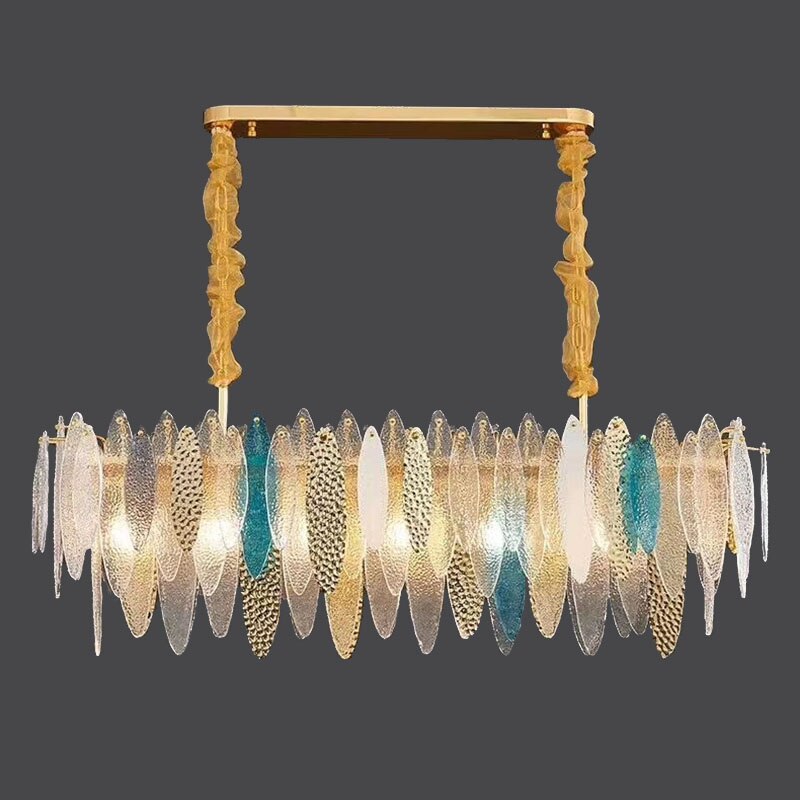 Lustre moderne avec lames en verre luxury Valentina - vue 24 sur 34
