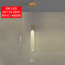 Suspension moderne LED avec différentes formes en verre Florina