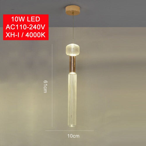 Suspension moderne LED avec différentes formes en verre Florina - vue 16 sur 34