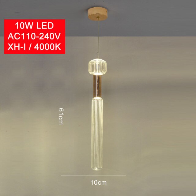 Suspension moderne LED avec différentes formes en verre Florina - vue 15 sur 34