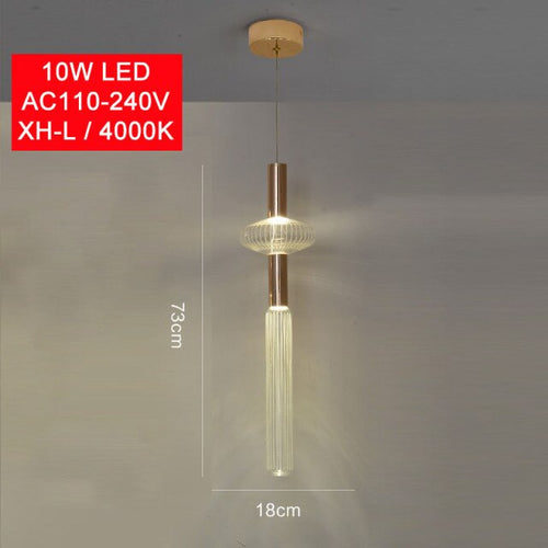Suspension moderne LED avec différentes formes en verre Florina - vue 18 sur 34