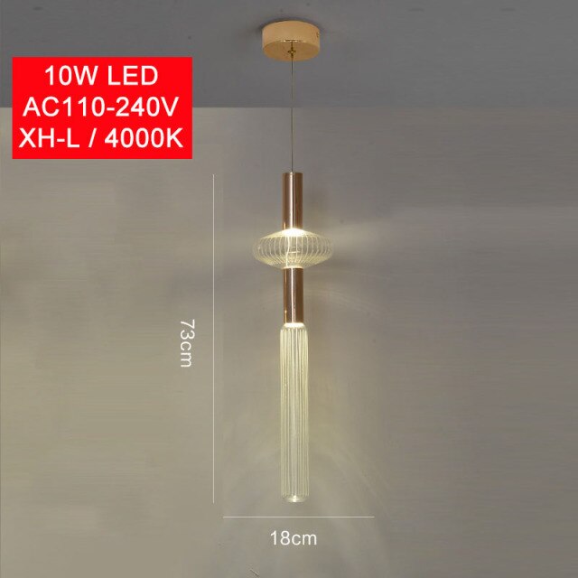 Suspension moderne LED avec différentes formes en verre Florina - vue 17 sur 34