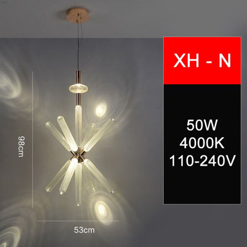 Suspension moderne LED avec différentes formes en verre Florina - vue 23 sur 34