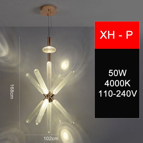 Suspension moderne LED avec différentes formes en verre Florina - vue 21 sur 34