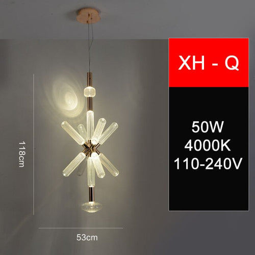 Suspension moderne LED avec différentes formes en verre Florina - vue 29 sur 34