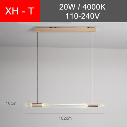 Suspension moderne LED avec différentes formes en verre Florina - vue 25 sur 34