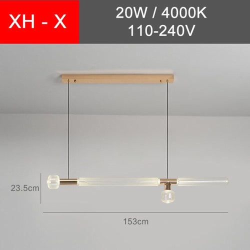 Suspension moderne LED avec différentes formes en verre Florina - vue 28 sur 34