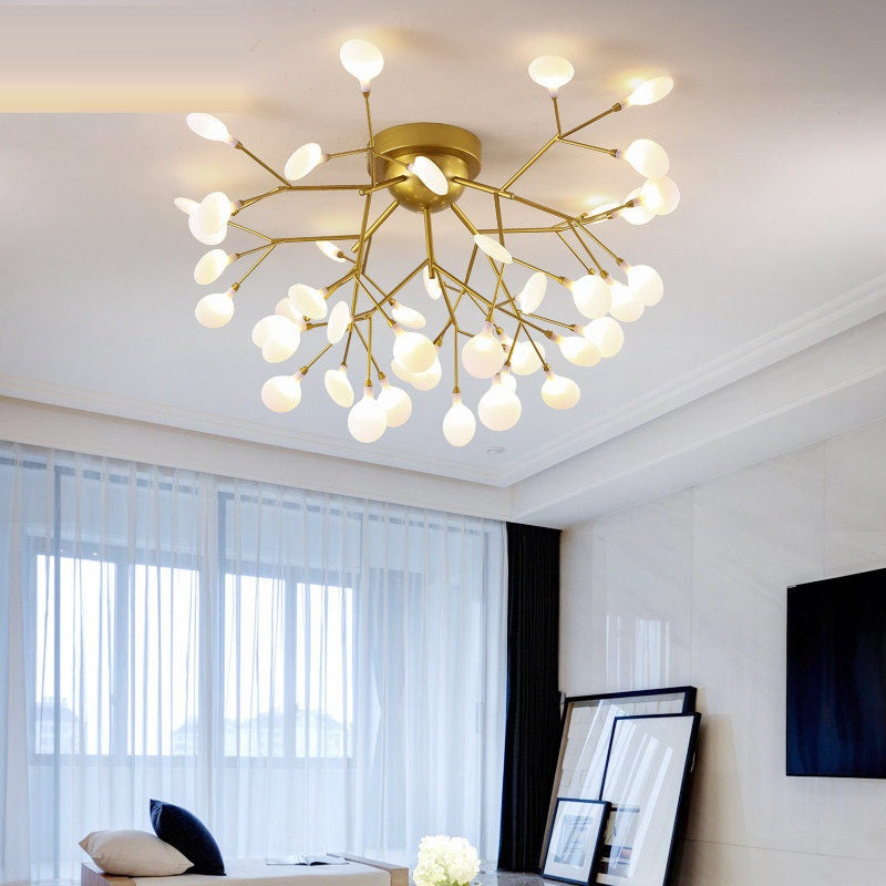 Lustre moderne LED en forme de branche lumineuse Shanna - vue 2 sur 9