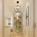 Lustre moderne avec arbre et oiseaux dans anneau Rhym