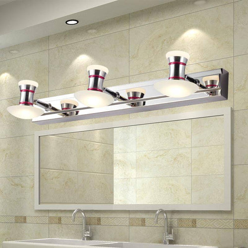 Applique murale LED chromée pour tableau et salle de bain - vue 3 sur 6