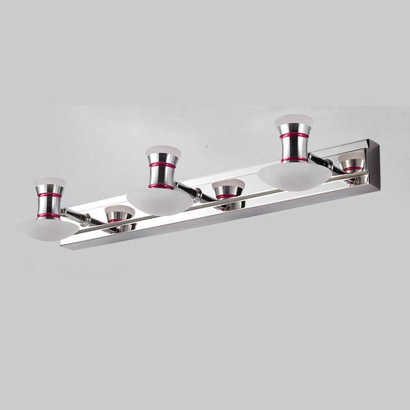 Applique murale LED chromée pour tableau et salle de bain - vue 3 sur 6