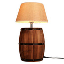 Lampe de chevet vintage en forme de tonneau Rope
