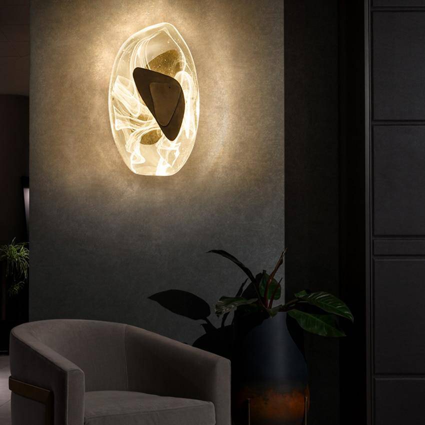 Applique murale design LED en verre luxury Fly - vue 4 sur 10