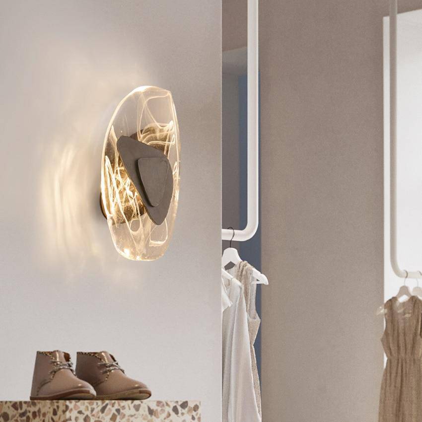 Applique murale design LED en verre luxury Fly - vue 2 sur 10