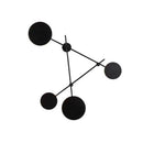 Applique murale design à LED en métal avec plusieurs disques Fly