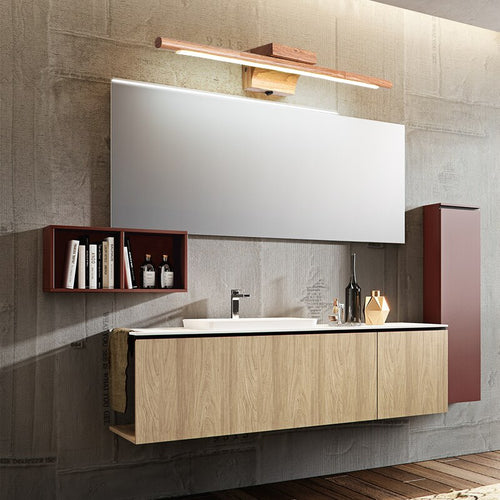 Applique murale scandinave LED en bois pour mirroir Aroa - vue 4 sur 4