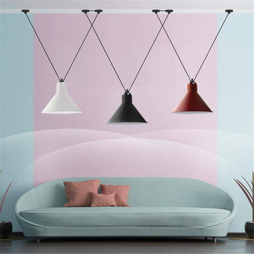 Lustre LED design avec plusieurs lampes suspendues Art - vue 3 sur 25