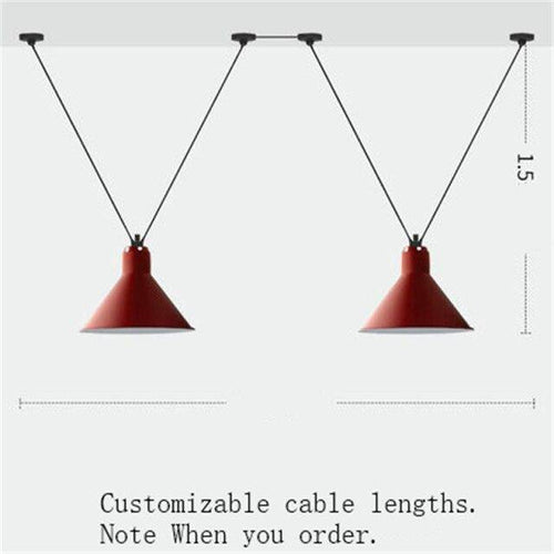 Lustre LED design avec plusieurs lampes suspendues Art - vue 7 sur 25