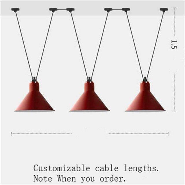 Lustre LED design avec plusieurs lampes suspendues Art - vue 24 sur 25
