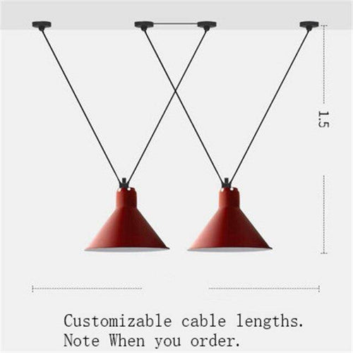 Lustre LED design avec plusieurs lampes suspendues Art - vue 15 sur 25