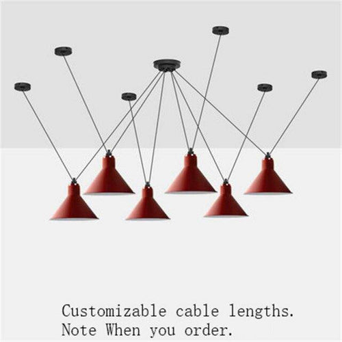 Lustre LED design avec plusieurs lampes suspendues Art - vue 14 sur 25