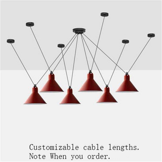 Lustre LED design avec plusieurs lampes suspendues Art - vue 13 sur 25