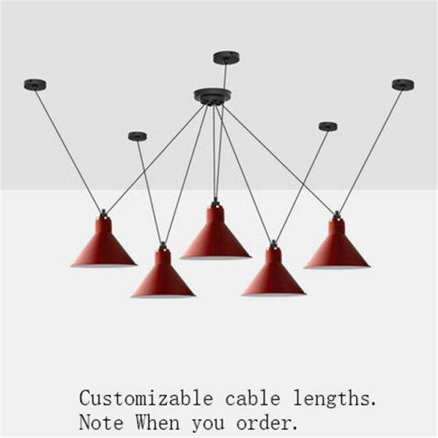 Lustre LED design avec plusieurs lampes suspendues Art - vue 18 sur 25