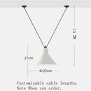 Lustre LED design avec plusieurs lampes suspendues Art