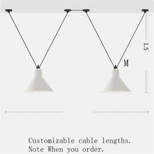 Lustre LED design avec plusieurs lampes suspendues Art - vue 6 sur 25