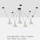 Lustre LED design avec plusieurs lampes suspendues Art