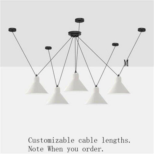 Lustre LED design avec plusieurs lampes suspendues Art - vue 9 sur 25