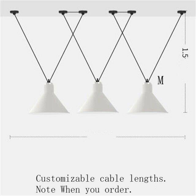 Lustre LED design avec plusieurs lampes suspendues Art - vue 16 sur 25