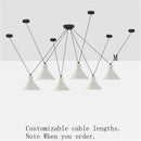 Lustre LED design avec plusieurs lampes suspendues Art
