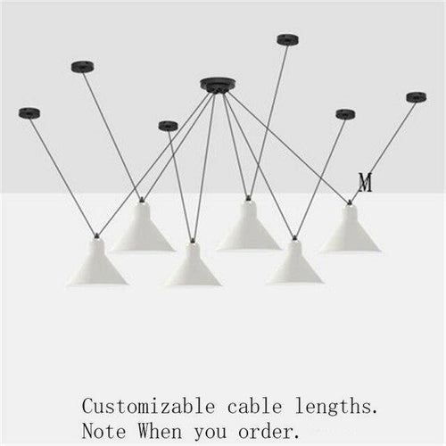 Lustre LED design avec plusieurs lampes suspendues Art - vue 16 sur 25