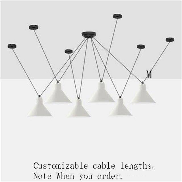 Lustre LED design avec plusieurs lampes suspendues Art - vue 15 sur 25