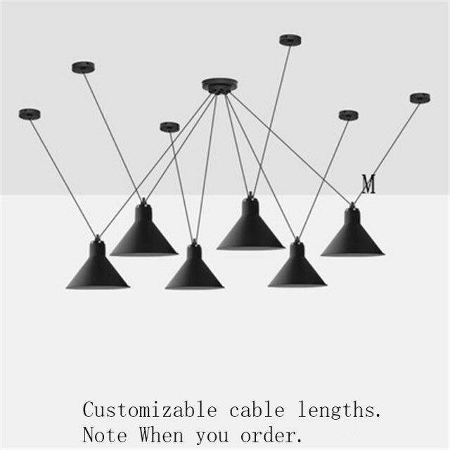 Lustre LED design avec plusieurs lampes suspendues Art - vue 23 sur 25