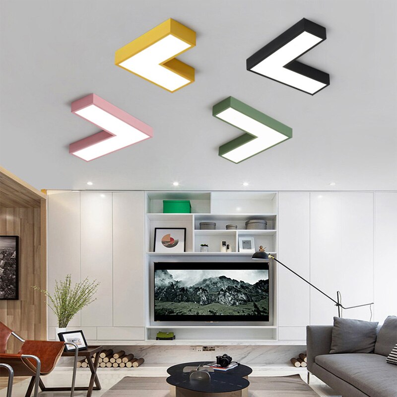 Plafonnier design LED angle droit Arrow - vue 4 sur 13