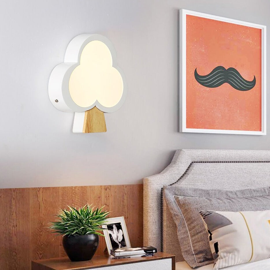 Applique murale moderne en forme d'arbre en bois Ania - vue 7 sur 10