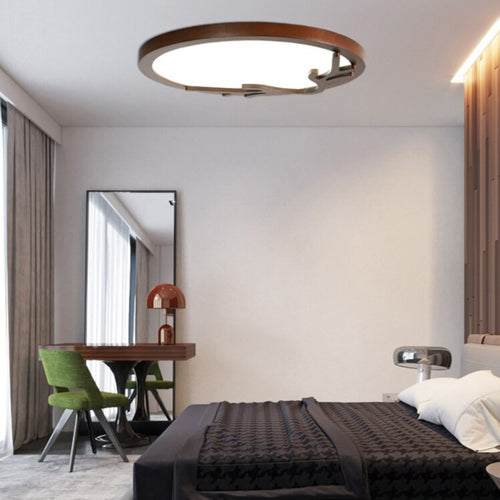 Plafonnier scandinave et rond avec design original Benilde - vue 3 sur 21