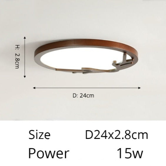 Plafonnier scandinave et rond avec design original Benilde - vue 19 sur 21