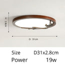 Plafonnier scandinave et rond avec design original Benilde