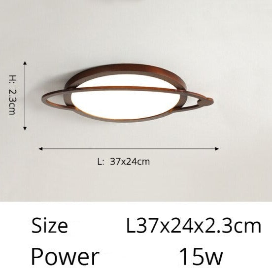 Plafonnier scandinave et rond avec design original Benilde - vue 6 sur 21