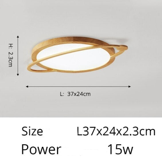 Plafonnier scandinave et rond avec design original Benilde - vue 7 sur 21