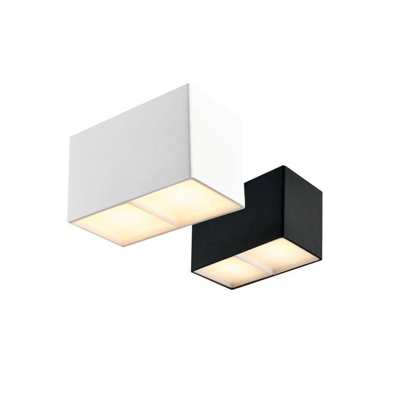 Spot design LED carré ou rectangle Loft - vue 4 sur 7