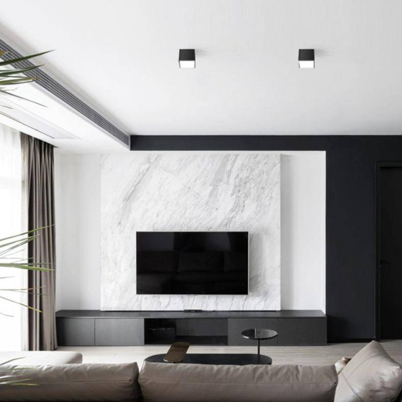 Spot design LED carré ou rectangle Loft - vue 7 sur 7