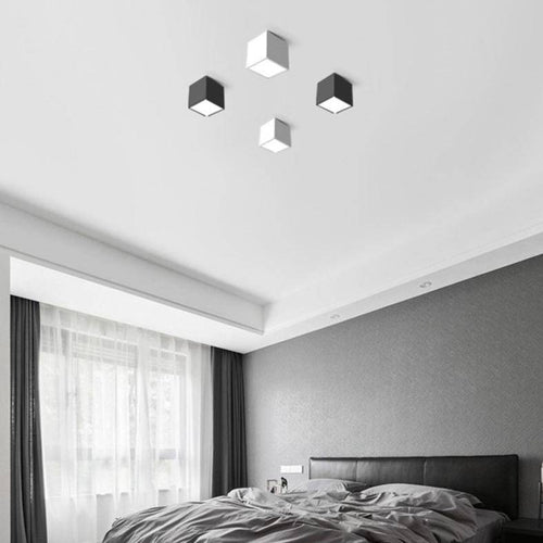 Spot design LED carré ou rectangle Loft - vue 4 sur 7