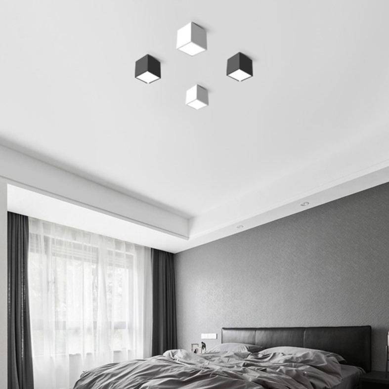Spot design LED carré ou rectangle Loft - vue 3 sur 7