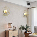 Applique murale design LED en métal doré style Galaxie
